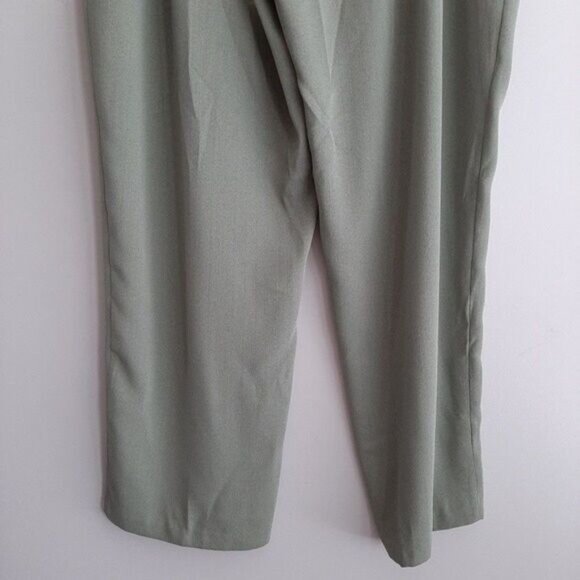 JESSICA Classic Fit High Waist Pull-on Dress Pants Sage Green Sz 24 W - Picture 8 of 10